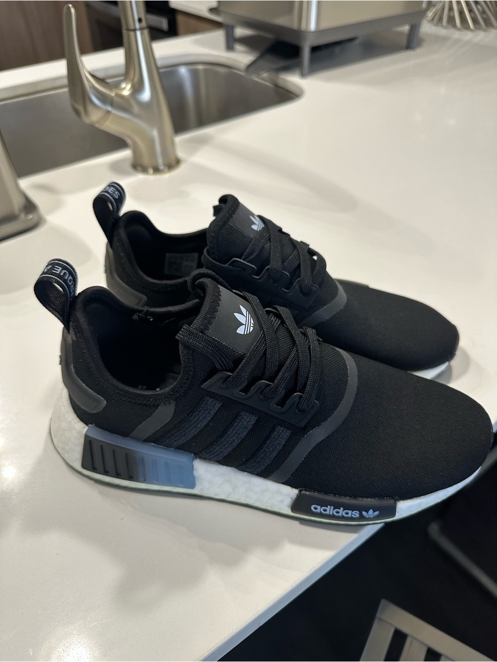 Adidas Women Black and White NMD Style Sneakers